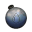 Water-filled Glass Flask