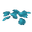 Plant Petals Cyan