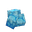 Cyan Crystal - Medium