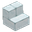 Snow Brick Stairs