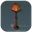 Antique Brown Floor Lamp