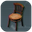 Antique Green Wooden Chair