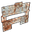 Metal horizontal embrasure