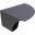 Asphalt Inverted Outer Corner Quarter Pipe