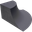 Asphalt Outer Corner Quarter Pipe