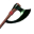 Black Metal Battleaxe