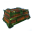 Black metal chest