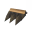 Shingle roof ridge 26°