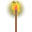 Standing wood torch