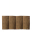 Wood wall half