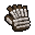 Bone Fingerless Gloves