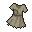 Crafted Burlap Knee-length Dress