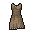Crafted Strapless Deer Hide Dress
