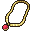 Gold Necklace with Ruby Stone