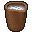 Large Ceramic Crucible with Iron