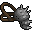 Spiked Articulated Metal Shoulder Armor - Left