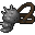 Spiked Articulated Metal Shoulder Armor - Right